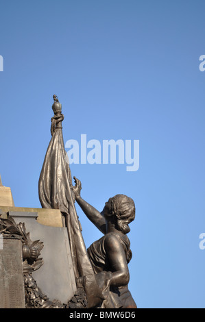 Bronze statue Newcastle upon Tyne Haymarket Stock Photo