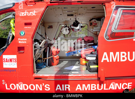 London's Air Ambulance service helicopter Stock Photo