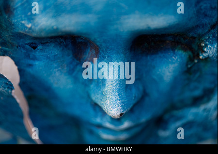 Eerie face close up portrait Stock Photo