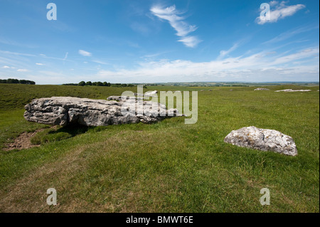 Arbor Low Stone Circle Stock Photo