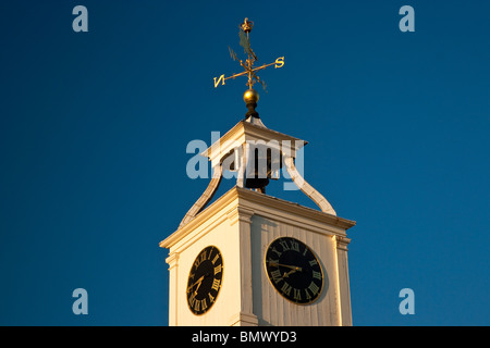 Clocktower in Chatham Historic Dockyard, South East, Kent, England, UK Stock Photo