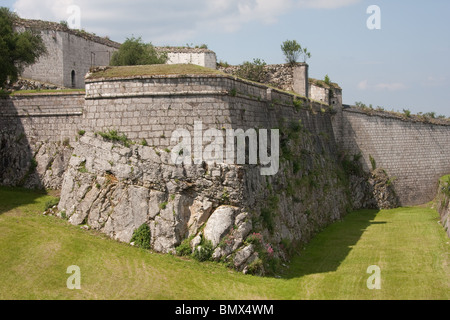 ancien regime fortifications stone citadel ruins Stock Photo