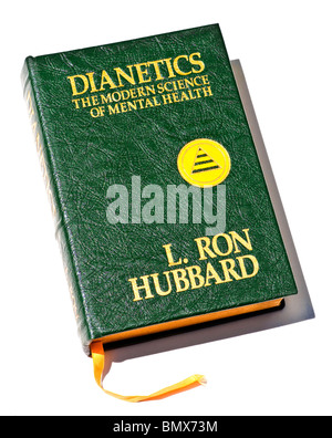 Dianetics - Scientology book by L. Ron Hubbard. Stock Photo