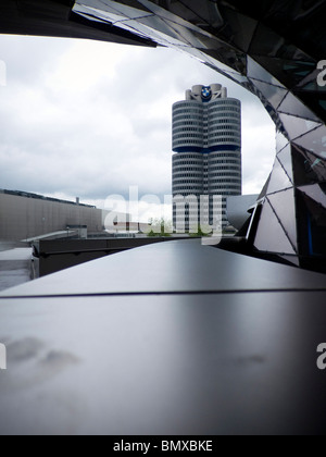 BMW factory / visitor centre / headquarters in Munich Germany. Stock Photo