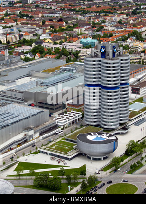 BMW factory / visitor centre / headquarters in Munich Germany. Stock Photo