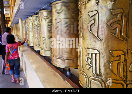 Namgyal Monastery, Dharamsala, Himachal Pradesh, India Stock Photo