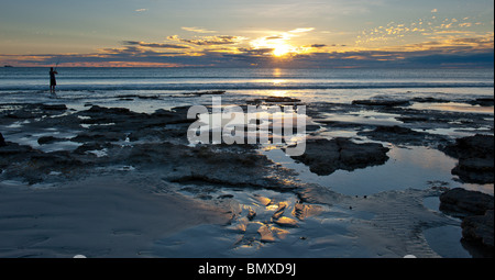 Sunset at Cable beach Broome Australia. Stock Photo