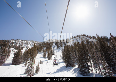 Ski resort in utah usa Stock Photo