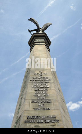 Bronze angel Newcastle upon Tyne Haymarket Stock Photo