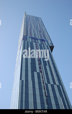 Hilton hotel also known as Beetham Tower in Manchester, England. Stock Photo