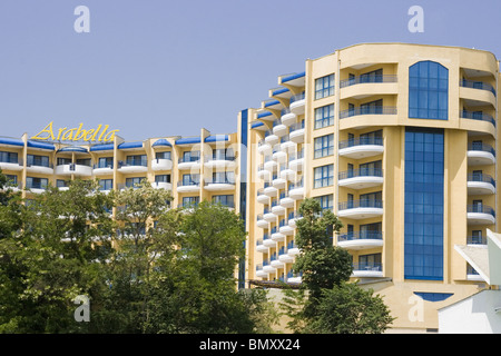 Zlatni Pyassatci, Golden Sands resort, architectural design, Balkans, Bulgaria, Eastern Europe Stock Photo