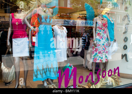 Monsoon shop on Oxford Street, London, UK Stock Photo