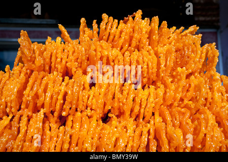 Jalebis (Indian sweets). Bikaner. Rajasthan. India Stock Photo