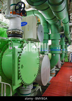 Eurodam cruise ship air conditioner  room Stock Photo