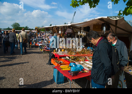 Tool stall Mauerpark flea market Mitte central Berlin Germany Eurore Stock Photo