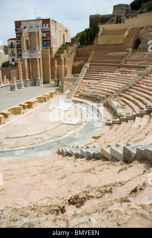 Teatro Romano. CARTAGENA CIUDAD region Murcia ESPAÑA Roman Theater CARTAGENA CITY Murcia region SPAIN Stock Photo