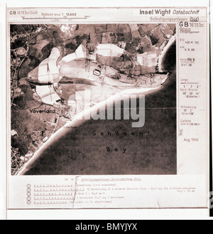 Sandown Bay, Yaverland, Nr. Bembridge - Isle of Wight 3rd September 1939 Fortifications Stock Photo