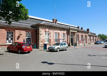 Beverley Railway Station facade, Beverley, East Riding of Yorkshire, England, UK. Stock Photo