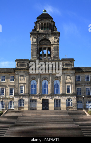 Wallasey Town Hall, Wirral Merseyside. River Mersey waterfront, Liverpool, England, UK Stock Photo