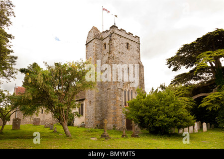 Saint Mary the Virgin Church, Burpham near Arundel, West Sussex Stock Photo