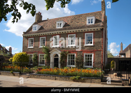 Edwardian house Ely city centre, Cambridge, Cambridgeshire Stock Photo
