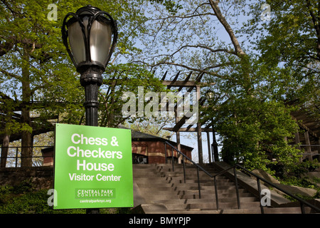 Chess & Checkers House Visitor Center, Central Park, New York City ...