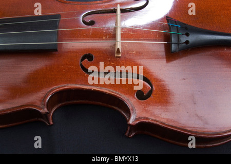 A Stradivarius Violin, and details of inside label Antonius Stradivarius cremonensis. Cremona Horizontal 104948 Stock Photo