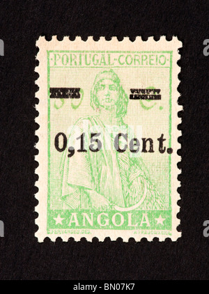 Postage stamp from Angola depicting Ceres. Stock Photo