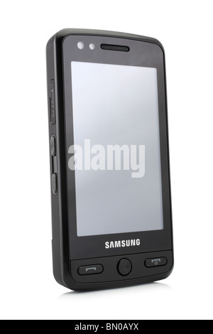 Mobile cell phone cellular handy modern new technology small portable telephone Stock Photo