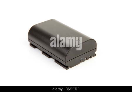 Battery pack for photo camera isolated on white background Stock Photo