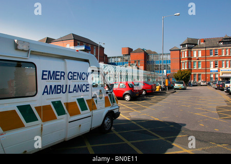 England, Cheshire, Stockport, Hazel Grove, Health, Stepping HIll Hospital, emergency ambulance