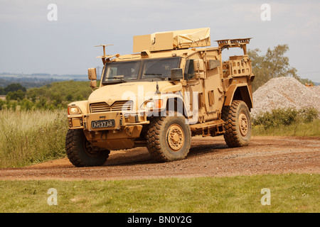 A Navistar Husky protected Tactical Support Vehicle (TSV) of the British Army. Stock Photo