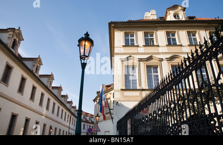 Polish Embassy in Prague Stock Photo