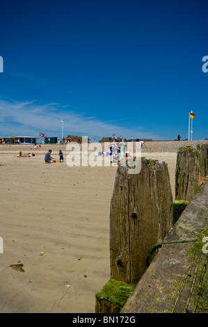 Littlehampton Beach seaside West Sussex England uk Stock Photo