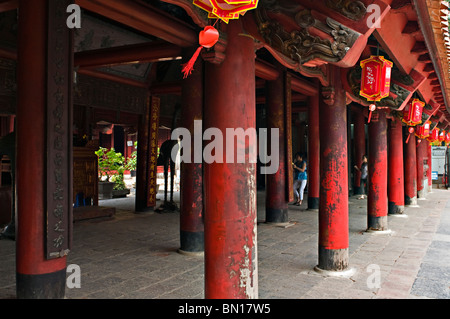 Pagoda at Van Mieu, the Temple of Literature, or Hanoi's oldest university Stock Photo