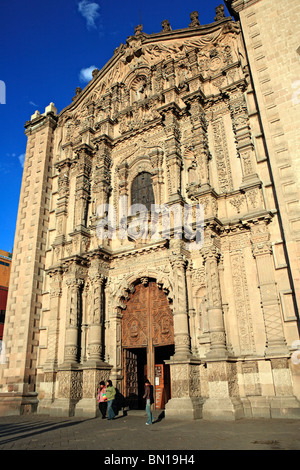 Church of Carmen (1768), San Luis Potosi, state San Luis Potosi, Mexico Stock Photo