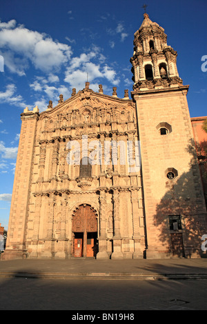 Church of Carmen (1768), San Luis Potosi, state San Luis Potosi, Mexico Stock Photo