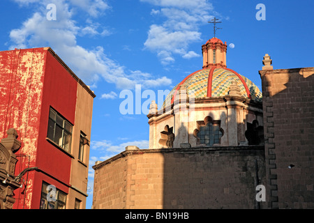 Church of Carmen (1768), San Luis Potosi, state San Luis Potosi, Mexico Stock Photo