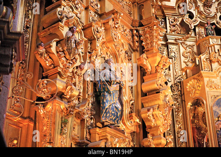 Church of Carmen (1768), San Luis Potosi, state San Luis Potosi, Mexico Stock Photo