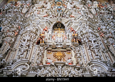 Church of Carmen (1768), San Luis Potosi, state San Luis Potosi, Mexico Stock Photo