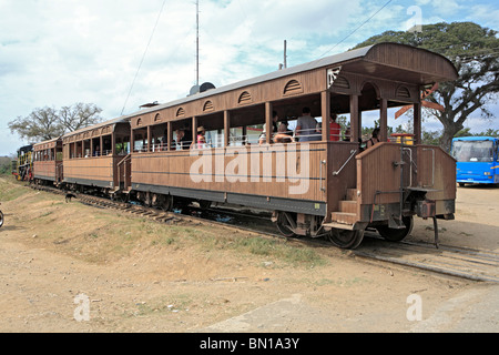 Valle de los Ingenios, factory Manaca Iznaga, old train, Cuba Stock Photo