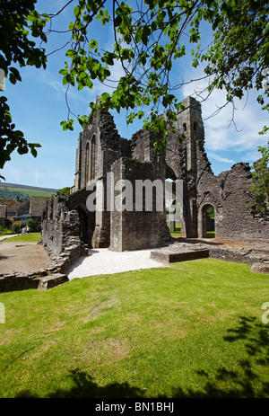 Llanthony Abbey in South Wales, UK Stock Photo