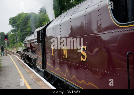 Steam locomotive Princess Elizabeth at Ascot-1 Stock Photo