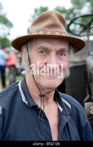 Elderly Irish farmer, County Limerick Ireland Stock Photo