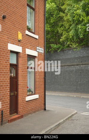 House at the end of the street,Rochdale Stock Photo