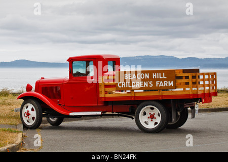 Classic 1933 Ford truck-Victoria, British Columbia, Canada. Stock Photo