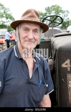 Elderly Irish farmer, County Limerick Ireland Stock Photo