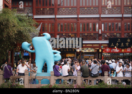 Haibao, mascot of Shanghai World Expo 2010, Shanghai, China Stock Photo