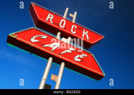 Rock Café in Stroud, Oklahoma.  An icon on Route 66. Stock Photo