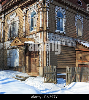 Old wooden house, Belozersk, Vologda region, Russia Stock Photo - Alamy